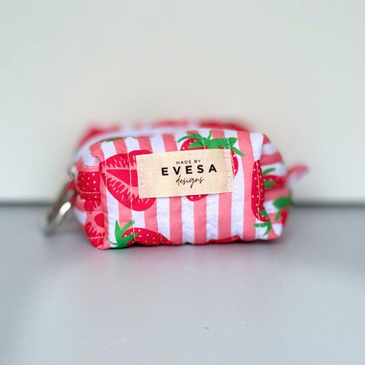 French Berry Keychain Coin Pouch