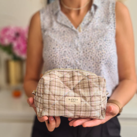 Cappuccino Carry All Makeup bag