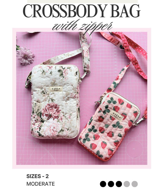 Crossbody Bag PDF Pattern - Downloadable Pattern with Instructions