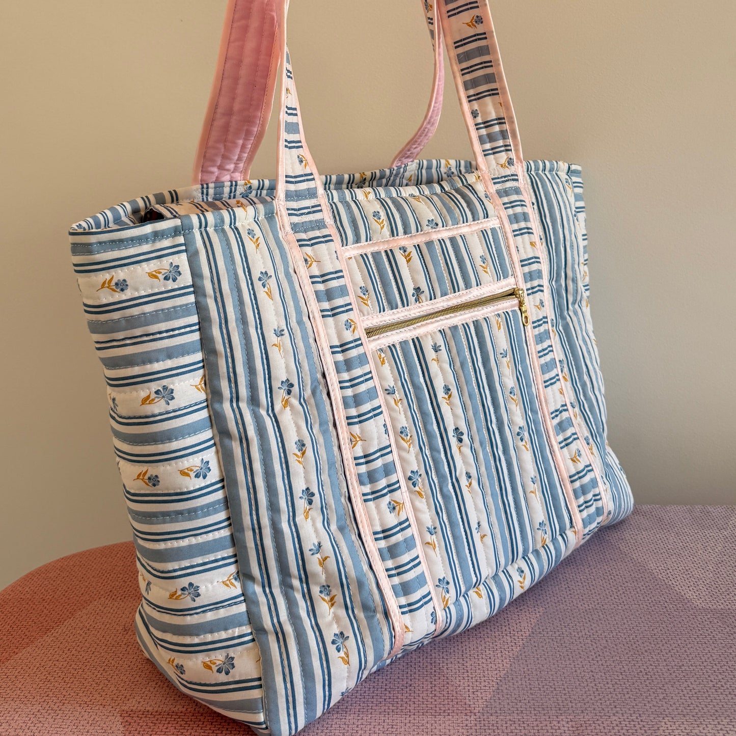LILA Tote Bag PDF Pattern 2 sizes - Instant Download Pattern with Instructions