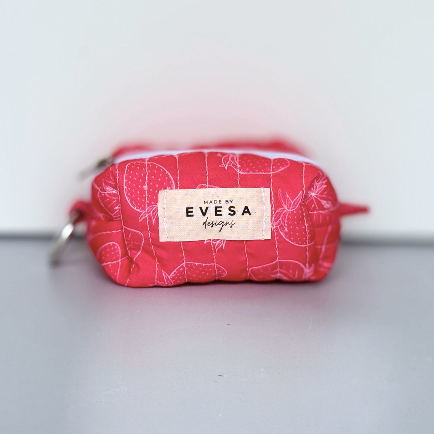 Candy Cane Keychain Coin Pouch