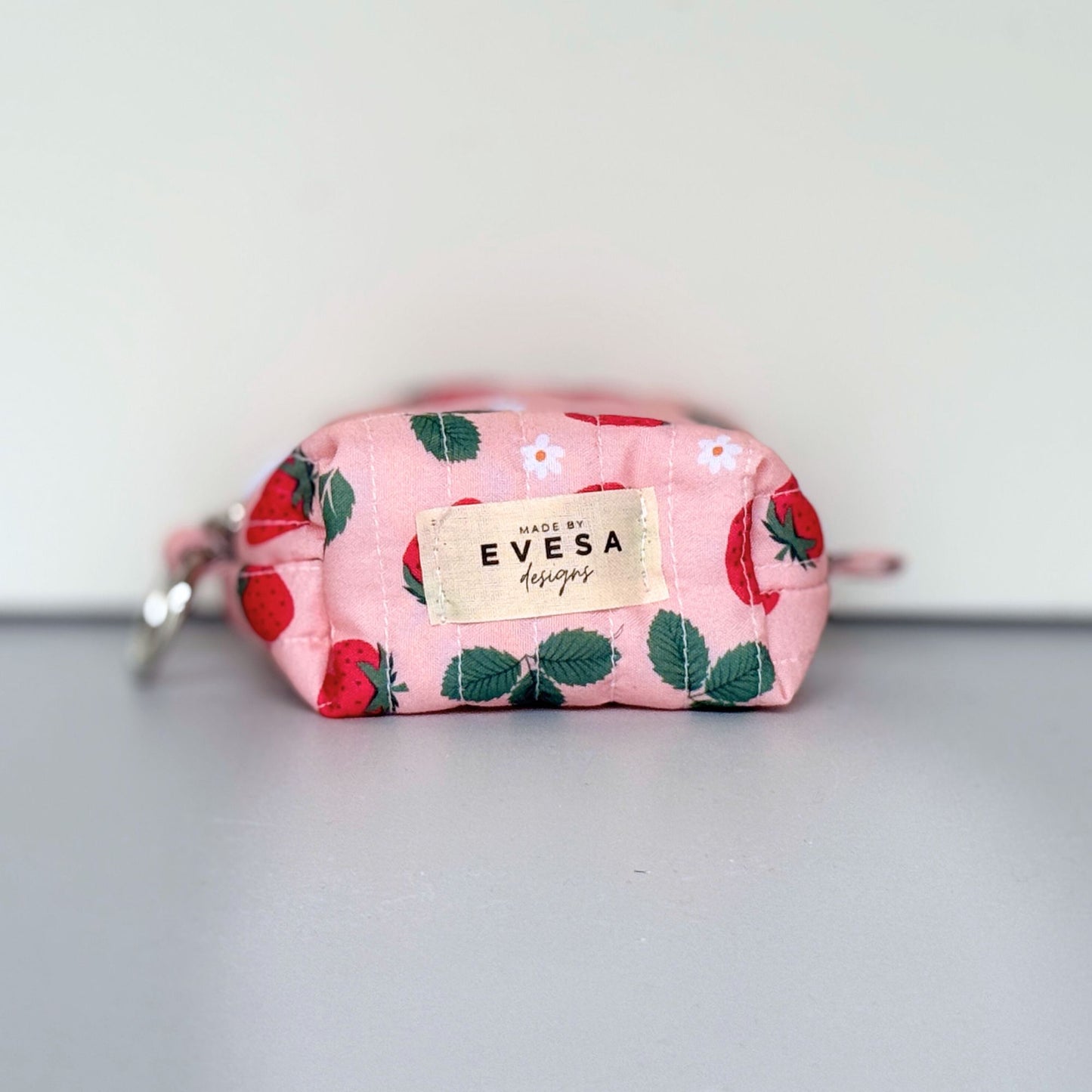 Sweet Strawberry Keychain Coin Pouch