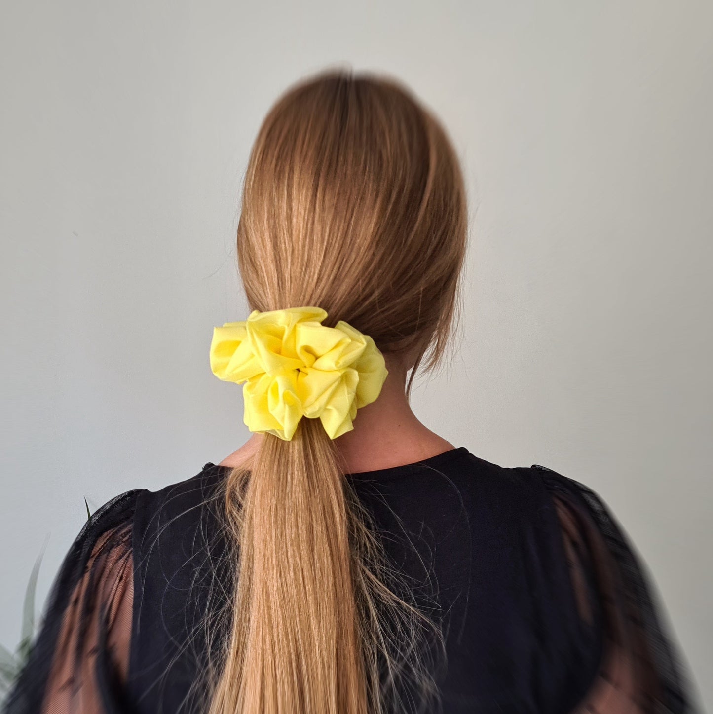 Sunny Satin Scrunchie