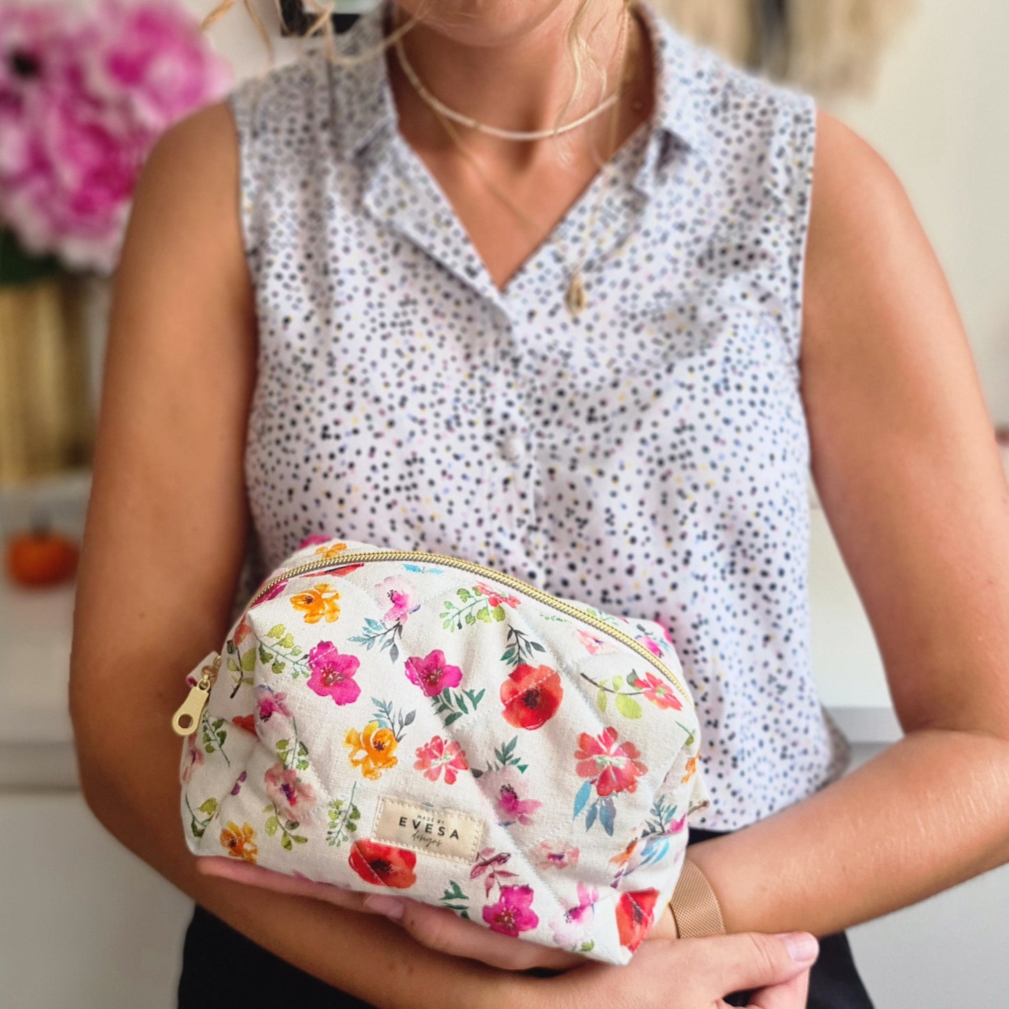 Summer Carry All Makeup bag