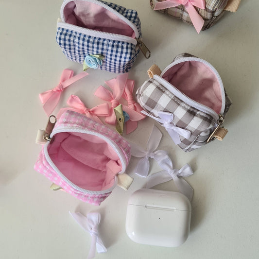 PDF Earbud Pouch Pattern - Downloadable Pattern with Instructions