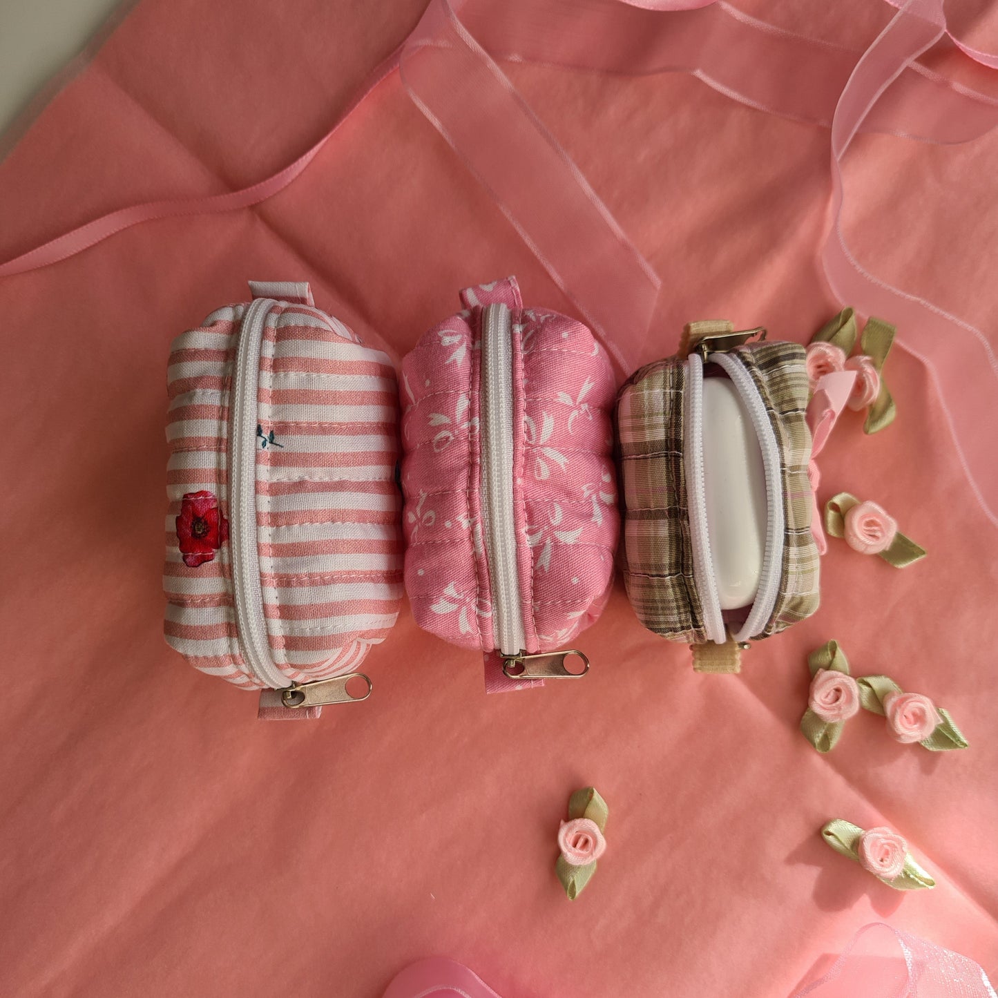 PDF Earbud Pouch Pattern - Downloadable Pattern with Instructions