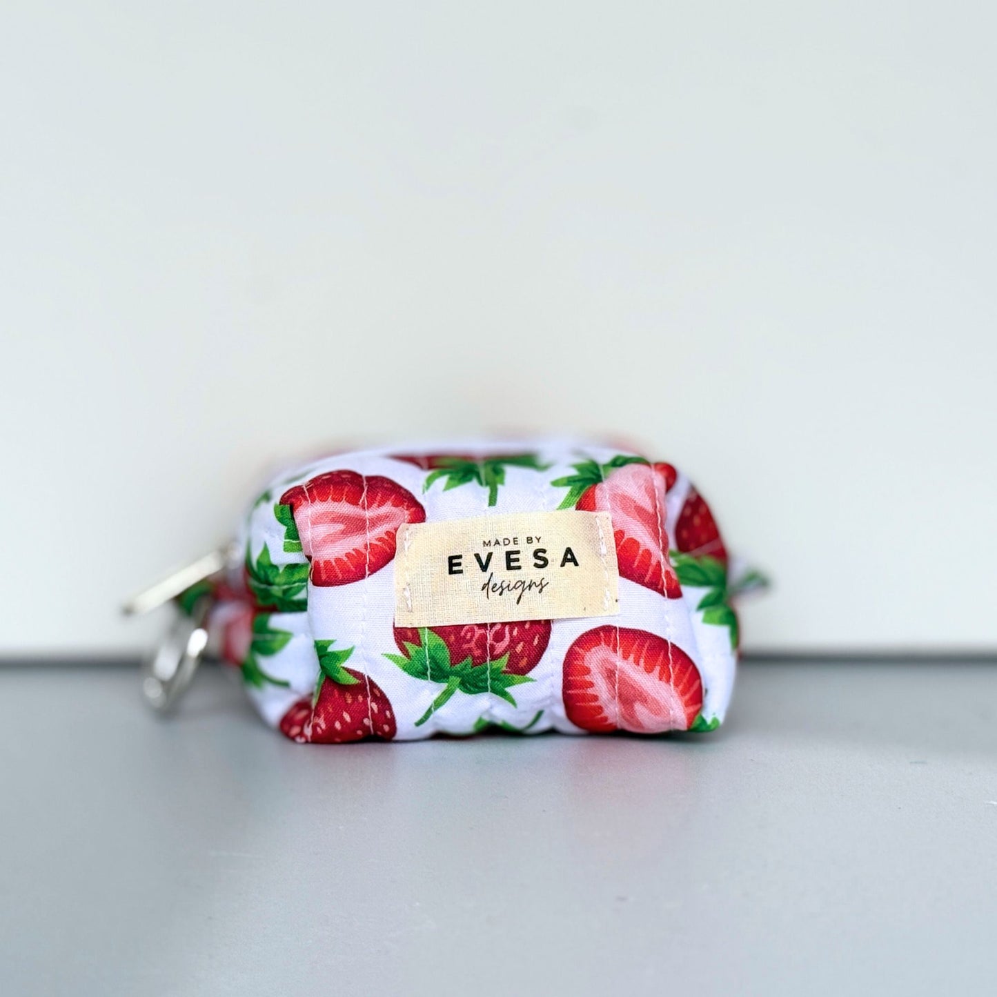 Sweet Strawberry Keychain Coin Pouch