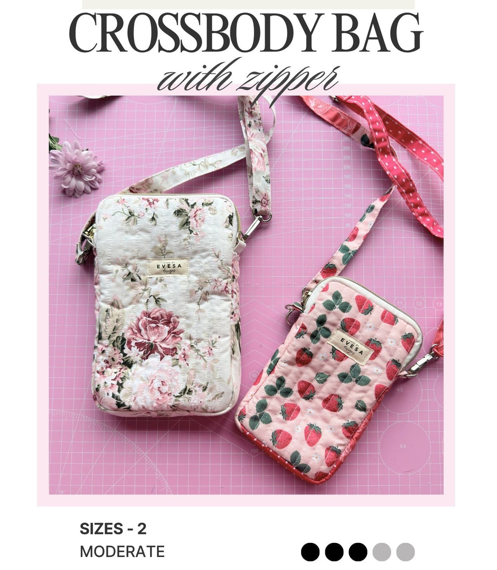 Crossbody Bag PDF Pattern - Downloadable Pattern with Instructions ...