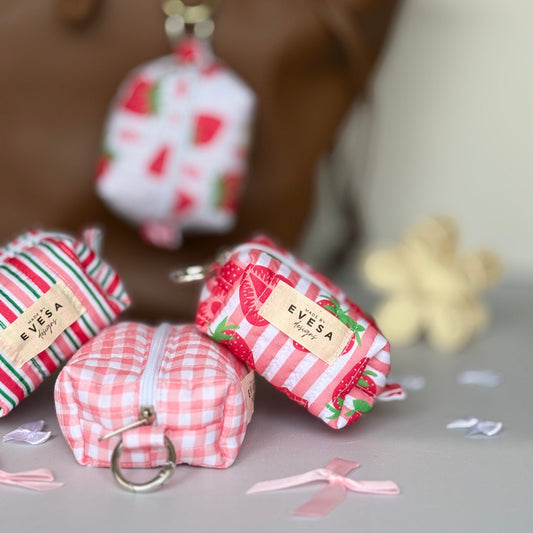 Keychain Pouch PDF Pattern - Downloadable Pattern with Instructions