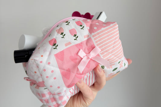 Makeup Bag PDF Pattern - Downloadable Pattern with Instructions