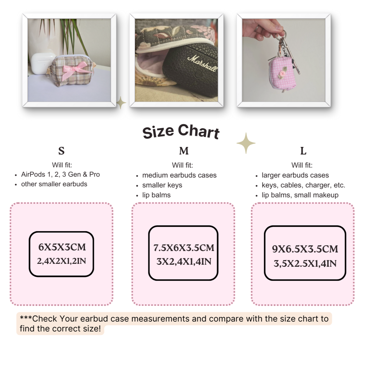 PDF Earbud Pouch Pattern - Downloadable Pattern with Instructions