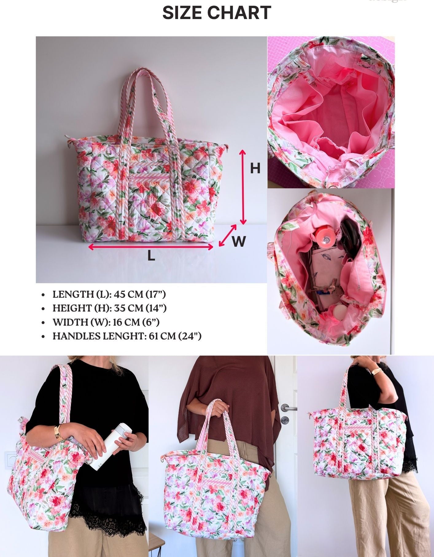 Beach Bag PDF Pattern 2 designs - Instant Download Pattern with Instructions