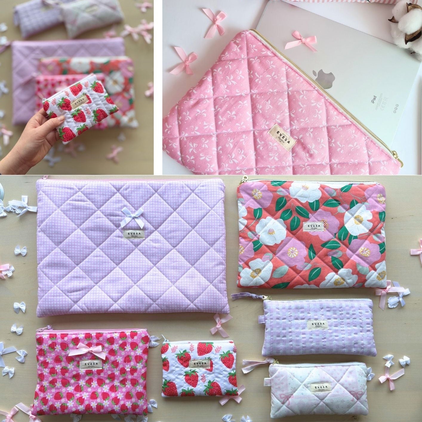 Zipper Pouch PDF Pattern - Downloadable Pattern with Instructions